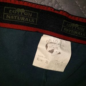 On course Cotton naturals suede fullseat size 32 dressage breeches